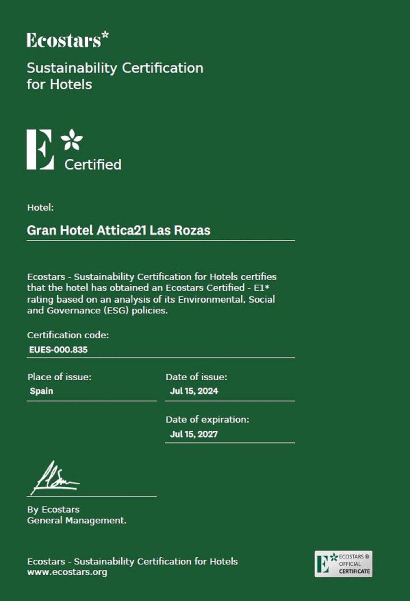 Hotel Attica21 Las Rozas Bagian luar foto